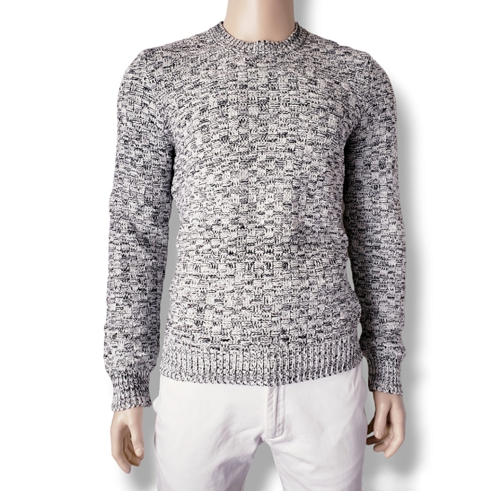 Forever 21 Chunky Knit Black & White Sweater